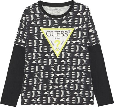 T-shirt chłopięce na wiosnę Guess ze sklepu: MODIVO w kategorii: T-shirty chłopięce - zdjęcie WP-EBWP-BKLVO-LN0_0000305229564
