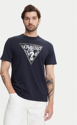 T-shirt męski młodzieżowy na wiosnę Guess ze sklepu: MODIVO w kategorii: T-shirty męskie - zdjęcie WP-EBWP-BKLVO-LN0_0000305230515