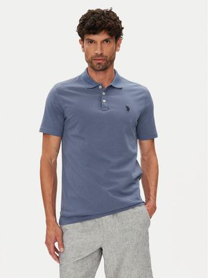 T-shirt męski na wiosnę U.S Polo Assn. ze sklepu: MODIVO w kategorii: T-shirty męskie - zdjęcie WP-EBWP-BKLVO-LN0_0000305230591