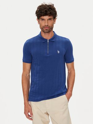 T-shirt męski casualowy U.S Polo Assn. ze sklepu: MODIVO w kategorii: T-shirty męskie - zdjęcie WP-EBWP-BKLVO-LN0_0000305230621