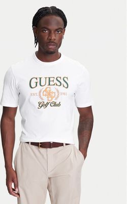 Guess - T-shirt męski ze sklepu: MODIVO w kategorii: T-shirty męskie - zdjęcie WP-EBWP-BKLVO-LN0_0000305230683