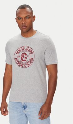 T-shirt męski na wiosnę Guess Jeans ze sklepu: MODIVO w kategorii: T-shirty męskie - zdjęcie WP-EBWP-BKLVO-LN0_0000305230720