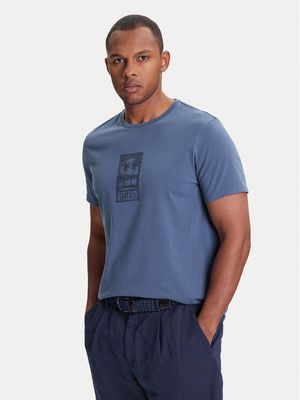 T-shirt męski na wiosnę Guess ze sklepu: MODIVO w kategorii: T-shirty męskie - zdjęcie WP-EBWP-BKLVO-LN0_0000305230874