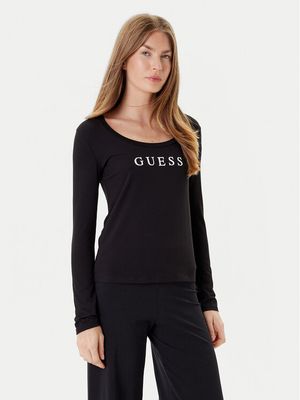 Guess - Bluzka damska jesienna ze sklepu: MODIVO w kategorii: Bluzki damskie - zdjęcie WP-EBWP-BKLVO-LN0_0000305232250