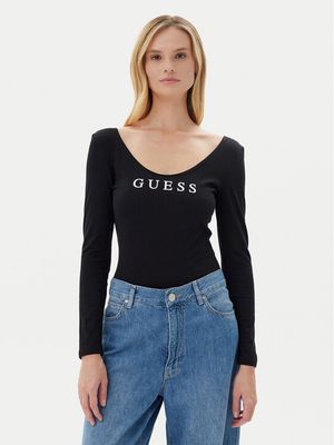 Bluzka damska na jesień Guess ze sklepu: MODIVO w kategorii: Bluzki damskie - zdjęcie WP-EBWP-BKLVO-LN0_0000305232281