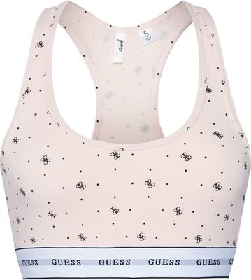 Guess - Biustonosz w nadruki ze sklepu: MODIVO w kategorii: Biustonosze - zdjęcie WP-EBWP-BKLVO-LN0_0000305232519