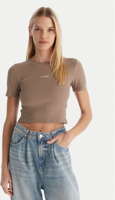 Bluzka damska casual Guess ze sklepu: MODIVO w kategorii: Bluzki damskie - zdjęcie WP-EBWP-BKLVO-LN0_0000305234803