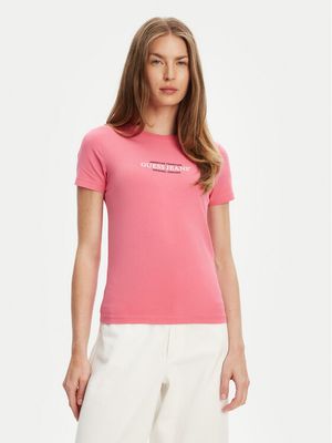 Bluzka damska Guess Jeans ze sklepu: MODIVO w kategorii: Bluzki damskie - zdjęcie WP-EBWP-BKLVO-LN0_0000305235848