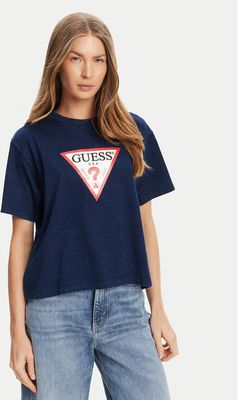 Bluzka damska młodzieżowa Guess Jeans ze sklepu: MODIVO w kategorii: Bluzki damskie - zdjęcie WP-EBWP-BKLVO-LN0_0000305236272