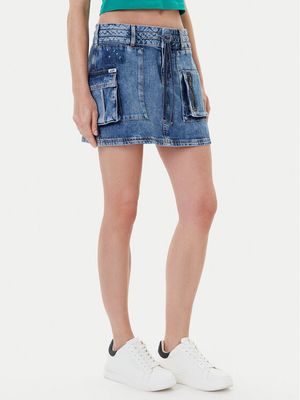 Spódnica casualowa wiosenna Guess ze sklepu: MODIVO w kategorii: Spódnice - zdjęcie WP-EBWP-BKLVO-LN0_0000305236395
