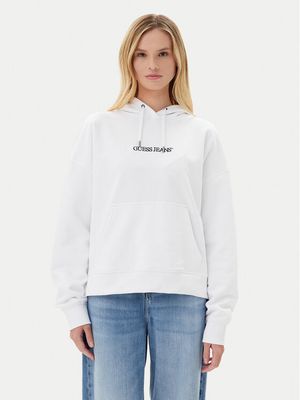 Bluza damska jesienna w stylu młodzieżowym Guess Jeans ze sklepu: MODIVO w kategorii: Bluzy damskie - zdjęcie WP-EBWP-BKLVO-LN0_0000305236555