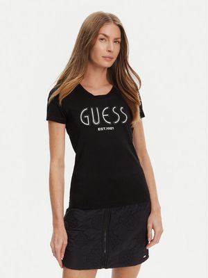 Bluzka damska Guess ze sklepu: MODIVO w kategorii: Bluzki damskie - zdjęcie WP-EBWP-BKLVO-LN0_0000305237002