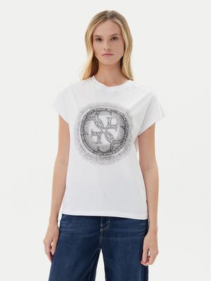 Guess - Bluzka damska w stylu młodzieżowym ze sklepu: MODIVO w kategorii: Bluzki damskie - zdjęcie WP-EBWP-BKLVO-LN0_0000305237125