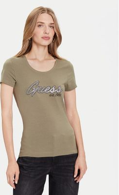 Bluzka damska wiosenna Guess ze sklepu: MODIVO w kategorii: Bluzki damskie - zdjęcie WP-EBWP-BKLVO-LN0_0000305237187