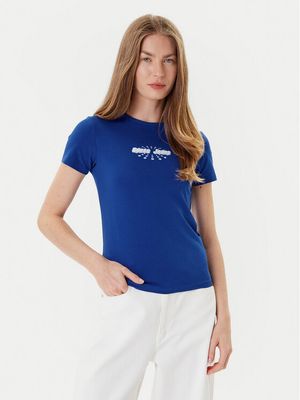 Bluzka damska młodzieżowa Guess Jeans ze sklepu: MODIVO w kategorii: Bluzki damskie - zdjęcie WP-EBWP-BKLVO-LN0_0000305237460