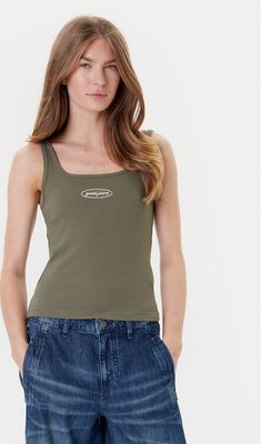 Bluzka damska casual Guess Jeans ze sklepu: MODIVO w kategorii: Bluzki damskie - zdjęcie WP-EBWP-BKLVO-LN0_0000305238658