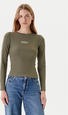 Bluzka damska casualowa Guess Jeans ze sklepu: MODIVO w kategorii: Bluzki damskie - zdjęcie WP-EBWP-BKLVO-LN0_0000305238726