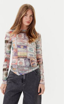 Bluzka damska casualowa Guess ze sklepu: MODIVO w kategorii: Bluzki damskie - zdjęcie WP-EBWP-BKLVO-LN0_0000305238764