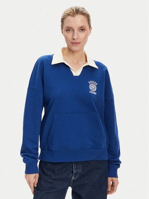 Bluza damska w stylu młodzieżowym Guess Jeans ze sklepu: MODIVO w kategorii: Bluzy damskie - zdjęcie WP-EBWP-BKLVO-LN0_0000305239198