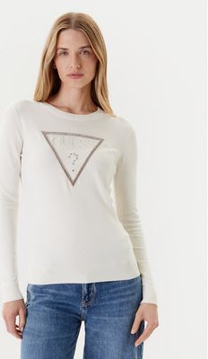 Sweter damski Guess ze sklepu: MODIVO w kategorii: Swetry damskie - zdjęcie WP-EBWP-BKLVO-LN0_0000305239358