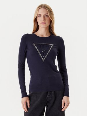 Sweter damski casual Guess ze sklepu: MODIVO w kategorii: Swetry damskie - zdjęcie WP-EBWP-BKLVO-LN0_0000305239372