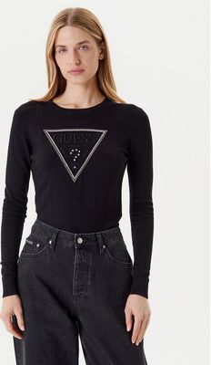 Sweter damski casual Guess ze sklepu: MODIVO w kategorii: Swetry damskie - zdjęcie WP-EBWP-BKLVO-LN0_0000305239396