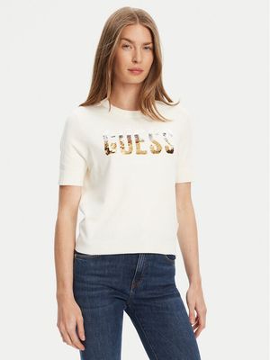 Sweter damski zimowy Guess ze sklepu: MODIVO w kategorii: Swetry damskie - zdjęcie WP-EBWP-BKLVO-LN0_0000305239457