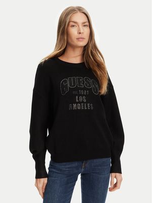 Sweter damski Guess ze sklepu: MODIVO w kategorii: Swetry damskie - zdjęcie WP-EBWP-BKLVO-LN0_0000305239495