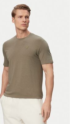 T-shirt męski casual Guess ze sklepu: MODIVO w kategorii: T-shirty męskie - zdjęcie WP-EBWP-BKLVO-LN0_0000305239709