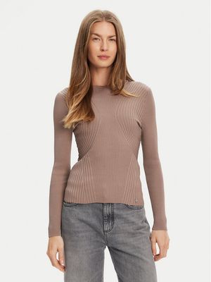 Sweter damski casual Guess ze sklepu: MODIVO w kategorii: Swetry damskie - zdjęcie WP-EBWP-BKLVO-LN0_0000305239754