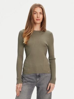 Sweter damski casual Guess ze sklepu: MODIVO w kategorii: Swetry damskie - zdjęcie WP-EBWP-BKLVO-LN0_0000305239778