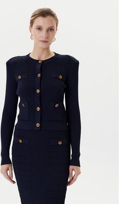Sweter damski Guess ze sklepu: MODIVO w kategorii: Swetry damskie - zdjęcie WP-EBWP-BKLVO-LN0_0000305239846
