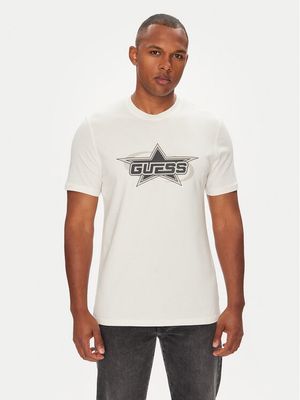 T-shirt męski młodzieżowy Guess ze sklepu: MODIVO w kategorii: T-shirty męskie - zdjęcie WP-EBWP-BKLVO-LN0_0000305240187