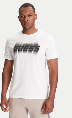T-shirt męski na lato Guess ze sklepu: MODIVO w kategorii: T-shirty męskie - zdjęcie WP-EBWP-BKLVO-LN0_0000305240217