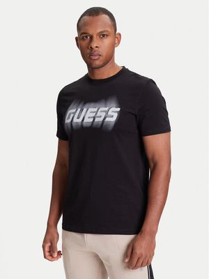 T-shirt męski Guess ze sklepu: MODIVO w kategorii: T-shirty męskie - zdjęcie WP-EBWP-BKLVO-LN0_0000305240224