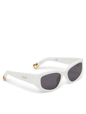 Okulary przeciwsłoneczne damskie JACQUEMUS ze sklepu: MODIVO w kategorii: Okulary przeciwsłoneczne damskie - zdjęcie WP-EBWP-BKLVO-LN0_0000305246240