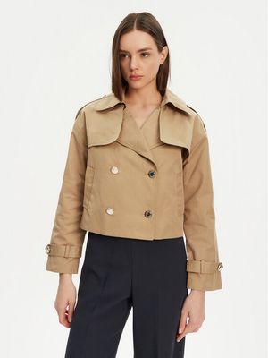 Płaszcz damski casual Morgan ze sklepu: MODIVO w kategorii: Płaszcze damskie - zdjęcie WP-EBWP-BKLVO-LN0_0000305254054