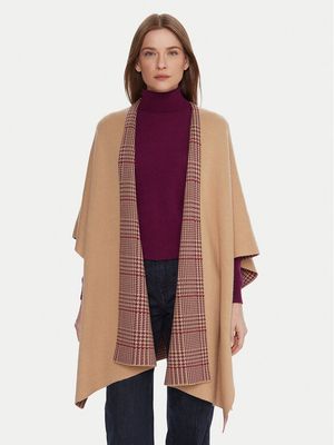 Ponczo jesienne United Colors Of Benetton ze sklepu: MODIVO w kategorii: Poncza - zdjęcie WP-EBWP-BKLVO-LN0_0000305259820