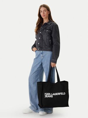 Shopper bag elegancka Karl Lagerfeld ze sklepu: MODIVO w kategorii: Torby Shopper bag - zdjęcie WP-EBWP-BKLVO-LN0_0000305267207