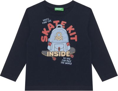 T-shirt chłopięce jesienny United Colors Of Benetton ze sklepu: MODIVO w kategorii: T-shirty chłopięce - zdjęcie WP-EBWP-BKLVO-LN0_0000305267283