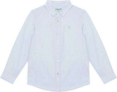 Koszula chłopięca na wiosnę United Colors Of Benetton ze sklepu: MODIVO w kategorii: Koszule chłopięce - zdjęcie WP-EBWP-BKLVO-LN0_0000305268211