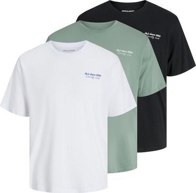 T-shirt męski casualowy Jack & Jones ze sklepu: MODIVO w kategorii: T-shirty męskie - zdjęcie WP-EBWP-BKLVO-LN0_0000305268839