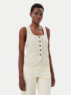 Kamizelka damska casual Gap ze sklepu: MODIVO w kategorii: Kamizelki damskie - zdjęcie WP-EBWP-BKLVO-LN0_0000305290328