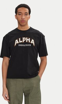 T-shirt męski na wiosnę Alpha Industries ze sklepu: MODIVO w kategorii: T-shirty męskie - zdjęcie WP-EBWP-BKLVO-LN0_0000305301154
