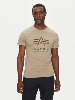 T-shirt męski na wiosnę młodzieżowy Alpha Industries ze sklepu: MODIVO w kategorii: T-shirty męskie - zdjęcie WP-EBWP-BKLVO-LN0_0000305301185