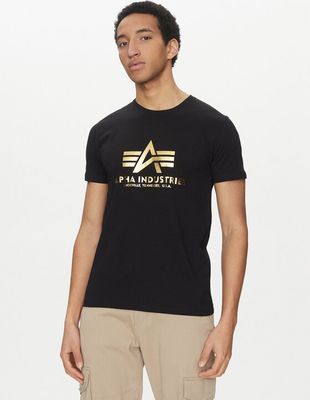 T-shirt męski na wiosnę Alpha Industries ze sklepu: MODIVO w kategorii: T-shirty męskie - zdjęcie WP-EBWP-BKLVO-LN0_0000305301635