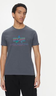 T-shirt męski na wiosnę Alpha Industries ze sklepu: MODIVO w kategorii: T-shirty męskie - zdjęcie WP-EBWP-BKLVO-LN0_0000305301642