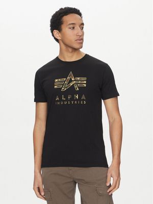 Alpha Industries - T-shirt męski ze sklepu: MODIVO w kategorii: T-shirty męskie - zdjęcie WP-EBWP-BKLVO-LN0_0000305301659