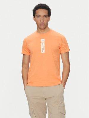 T-shirt męski na wiosnę Alpha Industries ze sklepu: MODIVO w kategorii: T-shirty męskie - zdjęcie WP-EBWP-BKLVO-LN0_0000305301673