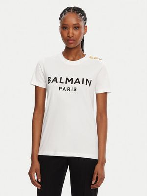 BALMAIN - Bluzka damska na lato ze sklepu: MODIVO w kategorii: Bluzki damskie - zdjęcie WP-EBWP-BKLVO-LN0_0000305313270